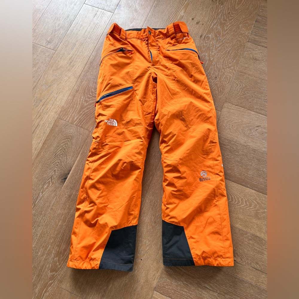 Summit North Face Insulated Snow Pants | Small | Orange